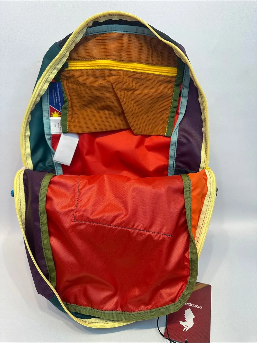 Cotopaxi Batac Del Día 16L Backpack One-of-a-Kind Multicolor Lightweight Daypack